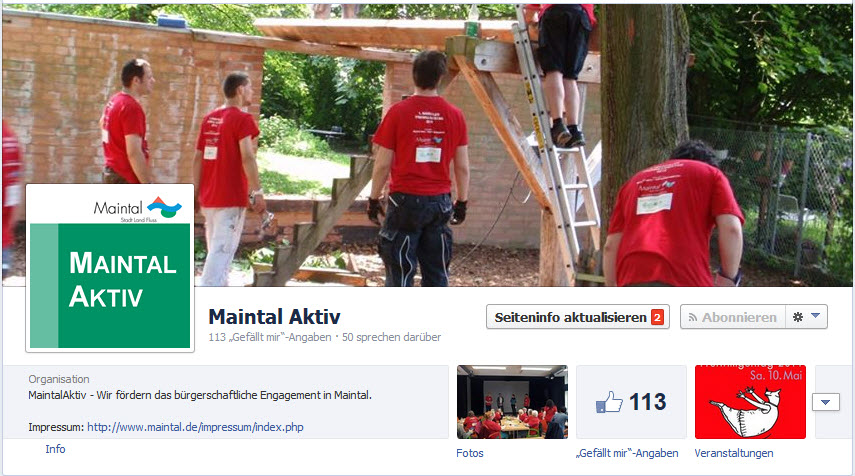 MaintalAktiv-FacebookAuftritt